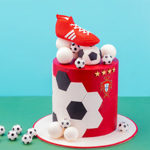 Football Boot and Soccer ball Cake