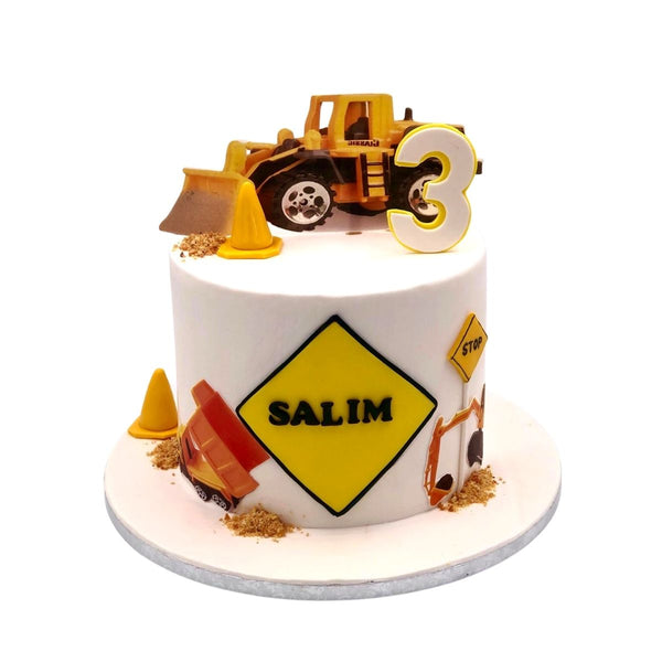 Baby Construction Cake