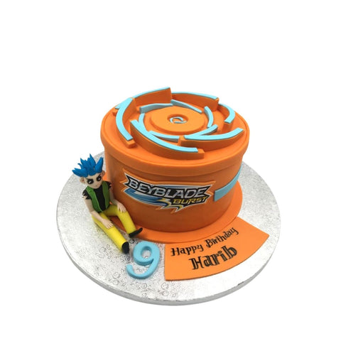 How to make fondant Beyblade pegasus cake design:Happy Birthday cake pics  ideas - YouTube