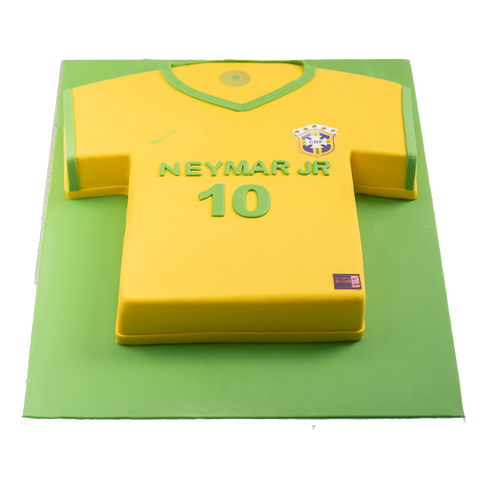 Neymar Jr Brazil Jersey Cake