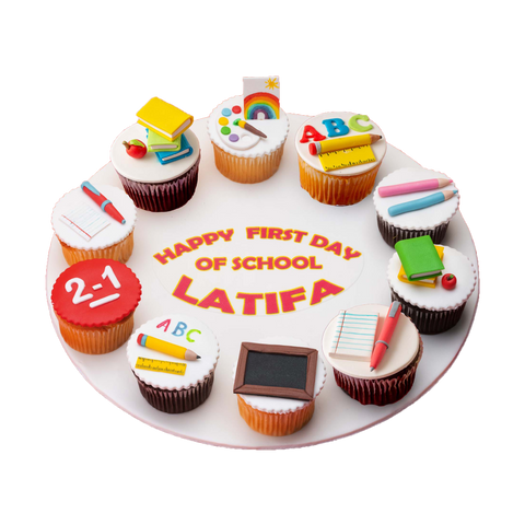 Back to School Cupcake Board