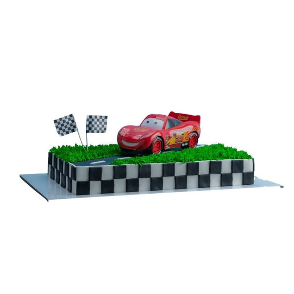 Lightning Mcqueen Coin Bank Cake