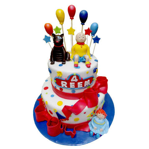 Colorful Balloons Cake