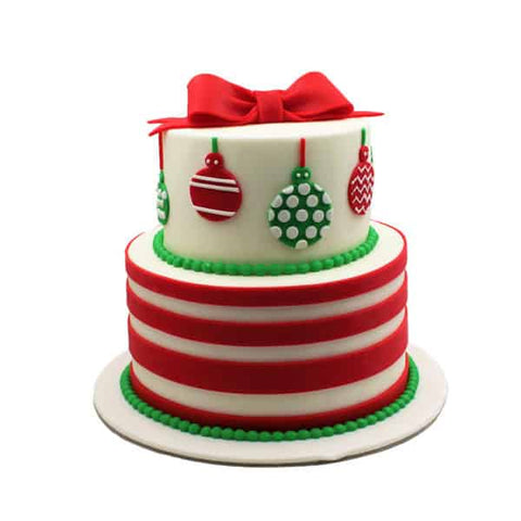Christmas Ornaments Cake | Christmas Cakes