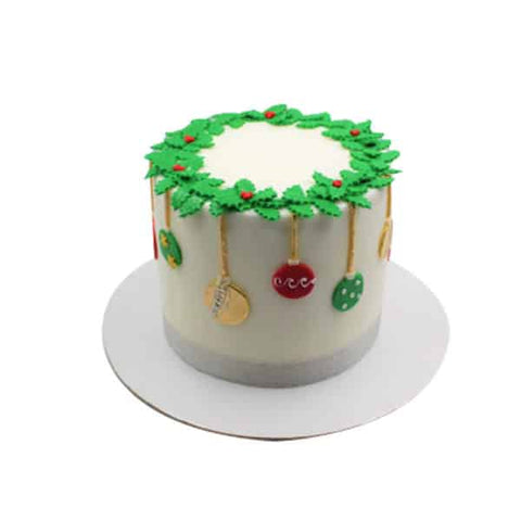 Colorful Ornaments Cake | Christmas Cakes