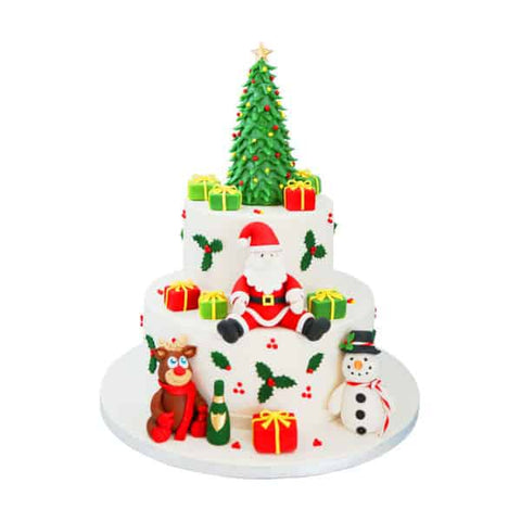 Santaland Cake | Christmas Cakes