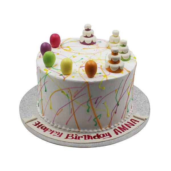 Colourful Theme Cake