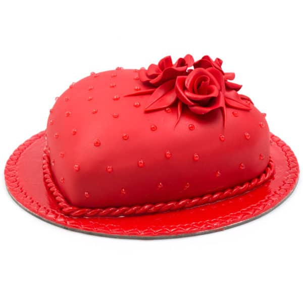 Dew heart cake