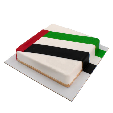UAE Draping Flag Cake