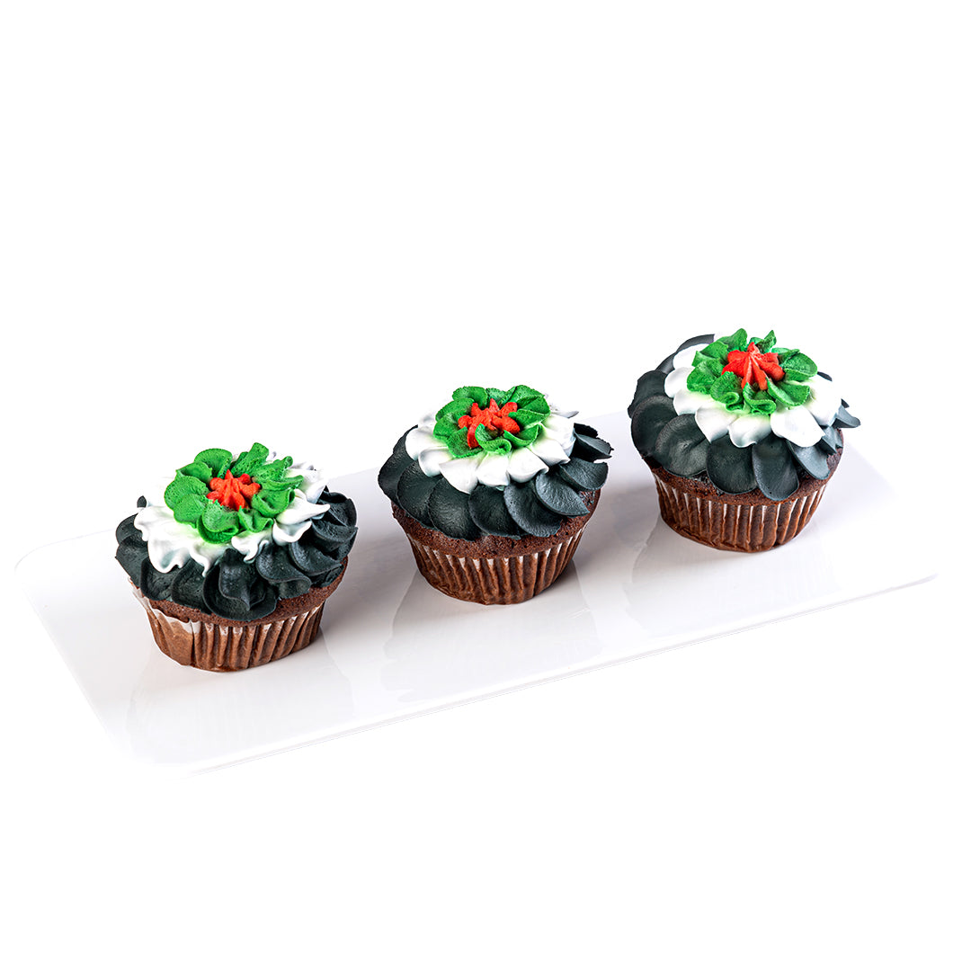 UAE Flag Cupcakes