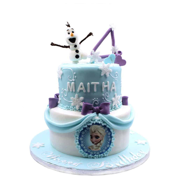 Frozen & Olaf Cake