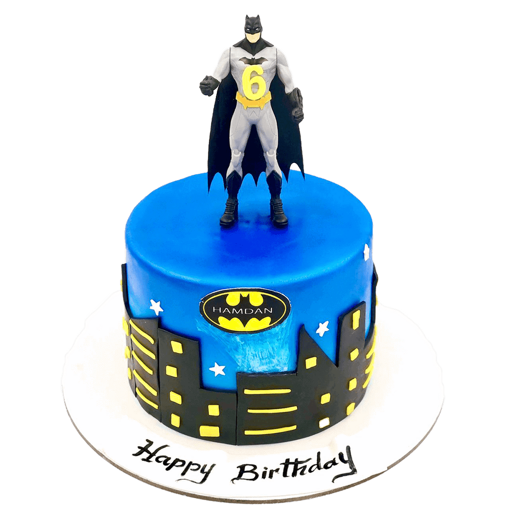 Order Scrummy Batman Theme Cake Online, Price Rs.1499 | FlowerAura