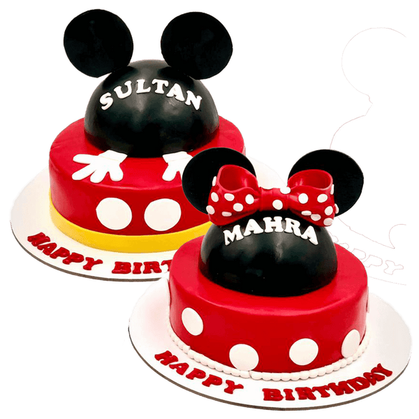 Mickey & Minnie Cake