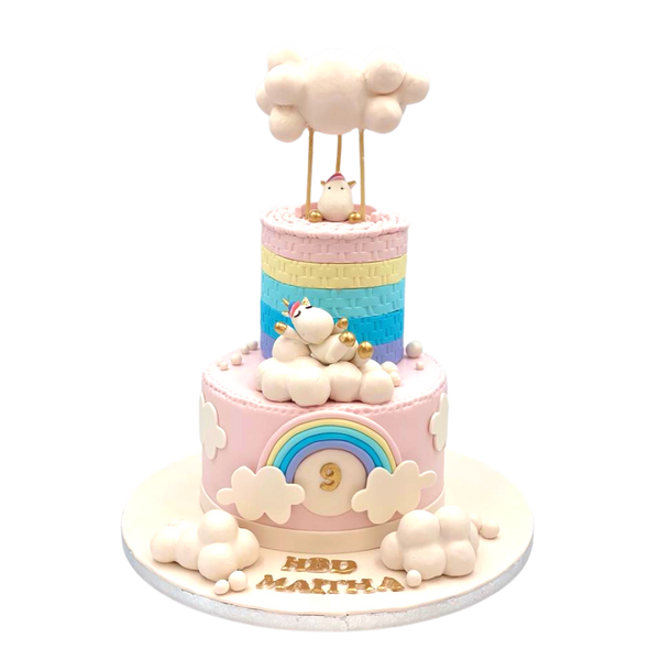 Lazy Unicorn Multitier cake