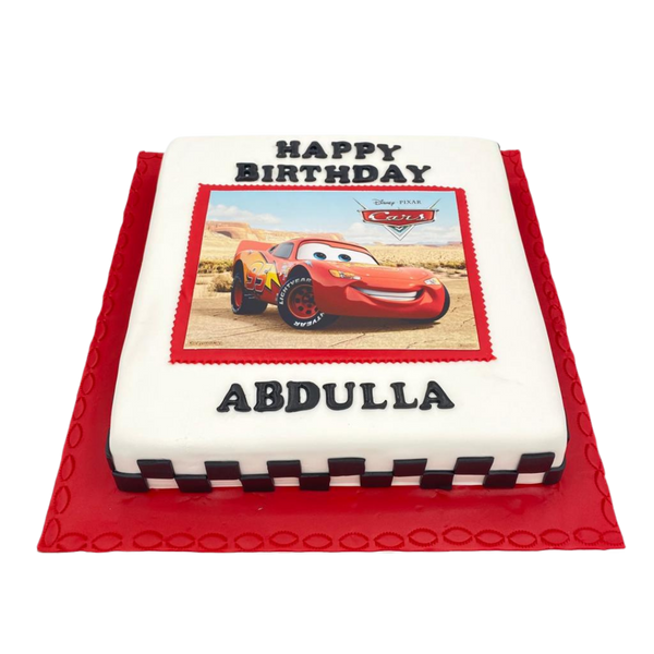 Lightning Mcqueen Photocake