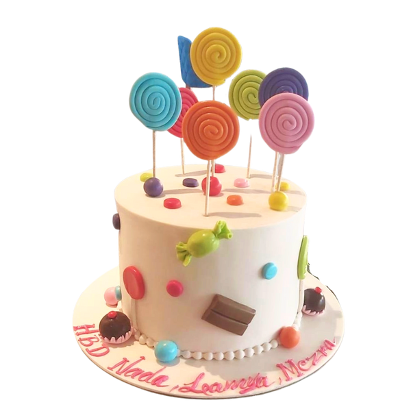 Lollipop Candy Cake