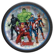 Marvel Powers Unite Paper Plates