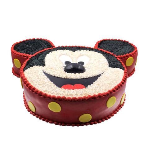 Order Cute Mickey Mouse cake for kids online | free delivery in 3 hours -  Flowera
