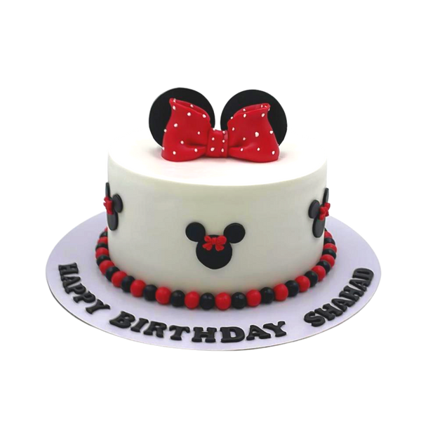 Minnie Mouse Ears Cake