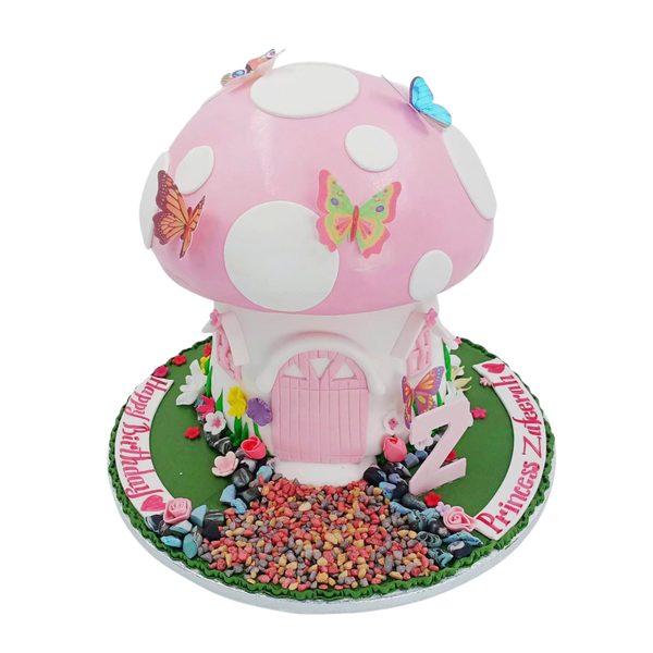 Mushroom Cottagecore Cake