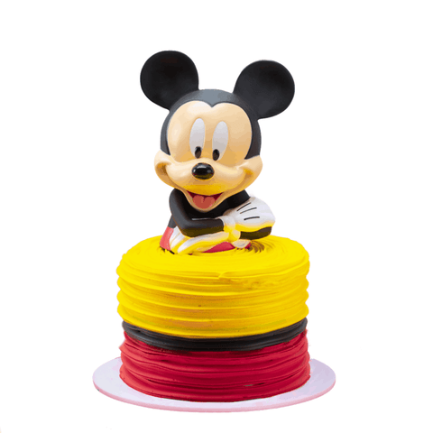 Mickey Mouse Coin Bank Cake