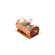 Mini Chocolate Yule Logs - Crumbs and Corkscrews