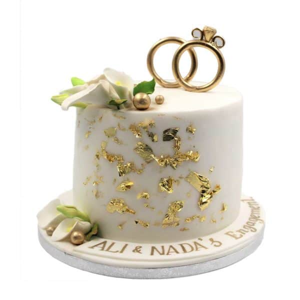 Golden Rings Cake