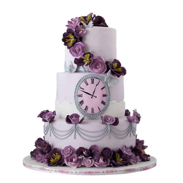 Purple Wedding Cake