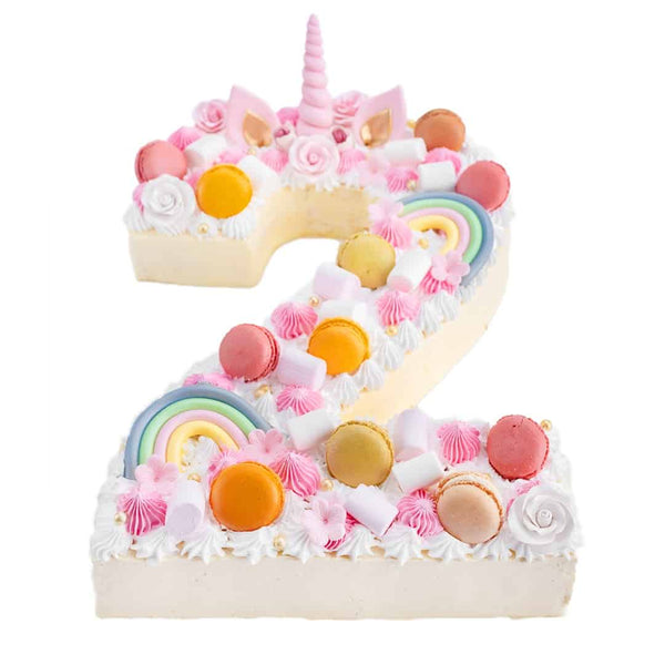 Unicorn Numbered Cake