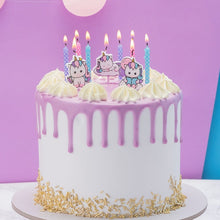 Pink and Purple Unicorn Birthday Candle Set