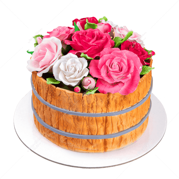 Flower Basket Cake