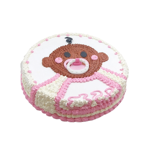 Pink Baby Cream Cake