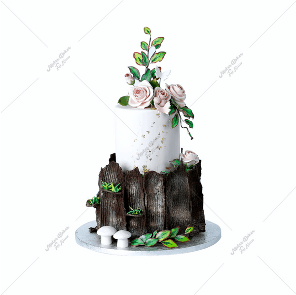 Garden Flora Wedding Cake