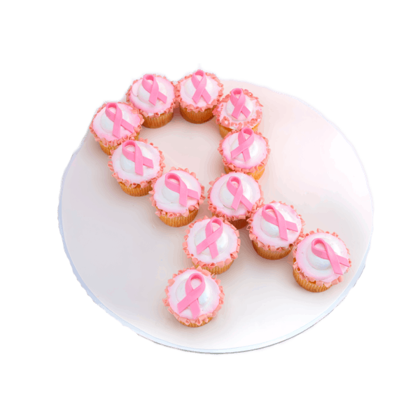 Pink October Cupcake Board