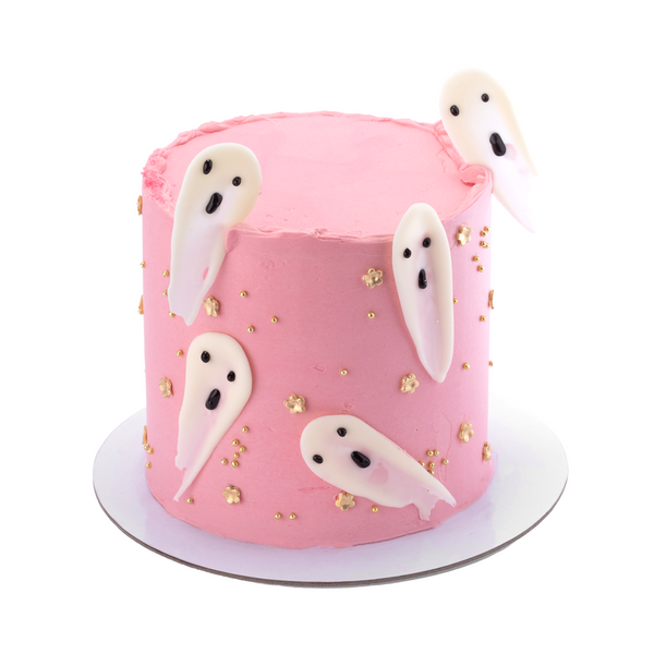 Pink Ghost Cake