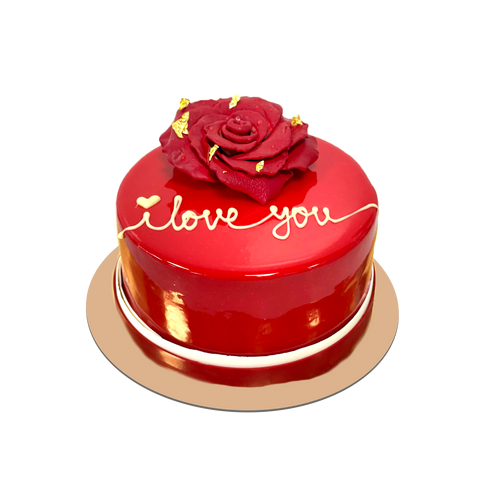 Red Rose Cake