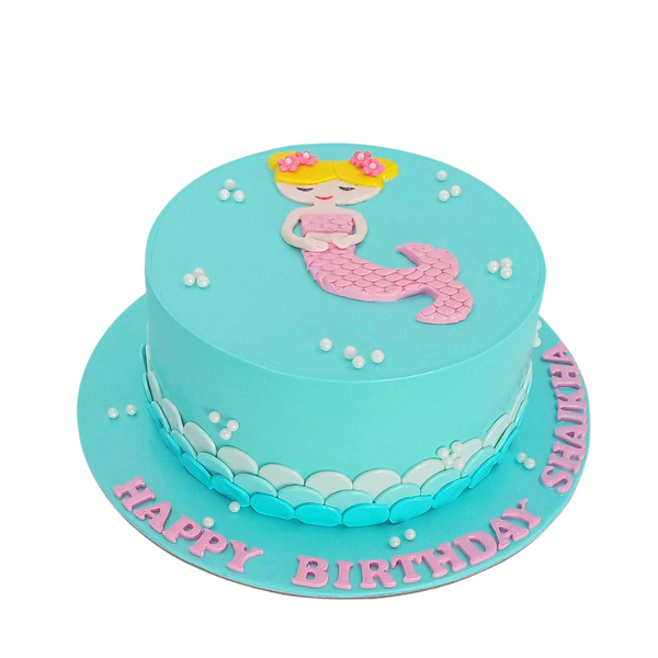Simple Mermaid Cake
