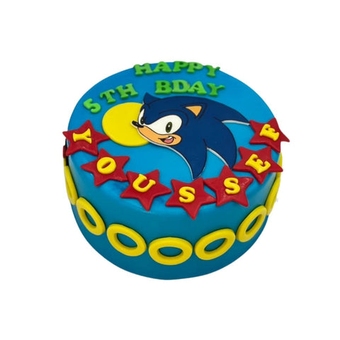 Sonic Rings Cake