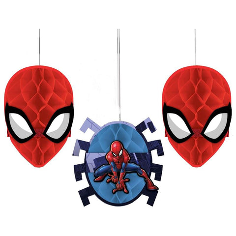 Spider-man Webbed Honeycomb Decoration