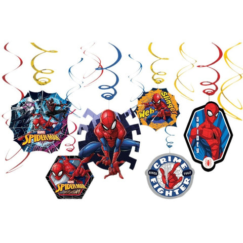 Spiderman Swirl Decoration Value Pack