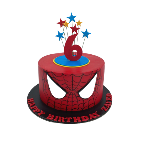 Spiderman Round Cake