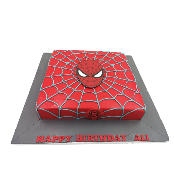 Spiderman Square Cake