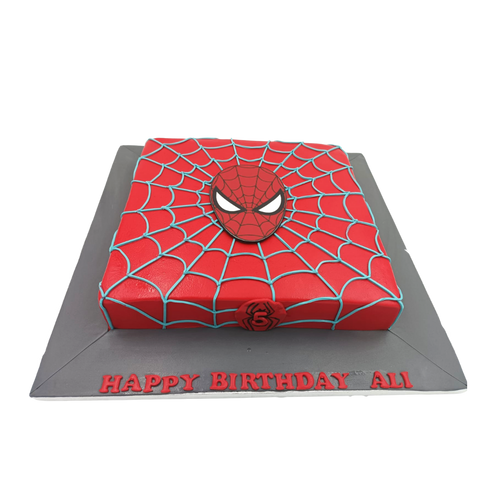 Spiderman Square Cake