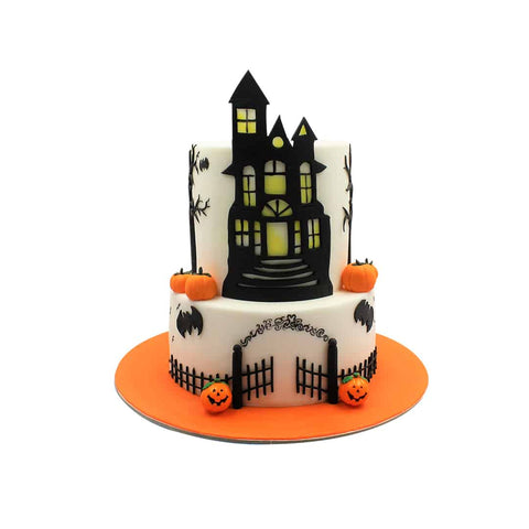 Scary Castle Cake