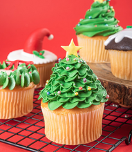 Christmas Decorated Cupcakes