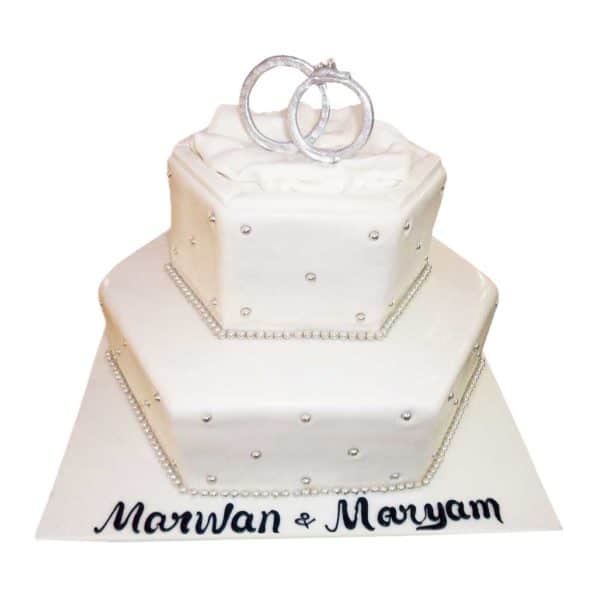 Silver Rings Cake