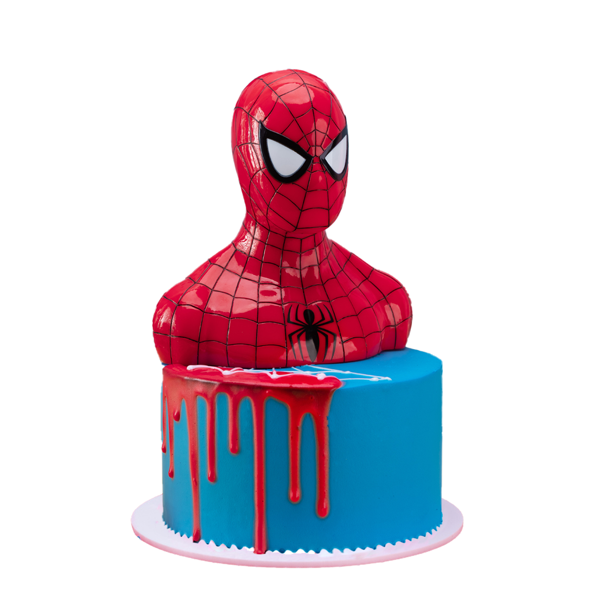 Spiderman Coin Bank Cake