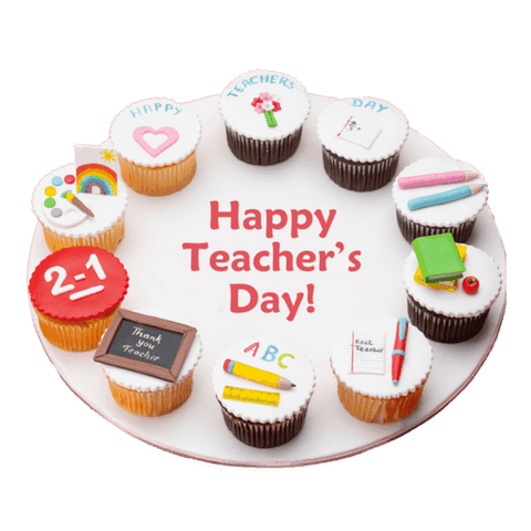 Happy Teacher’s Day Cupcake Board