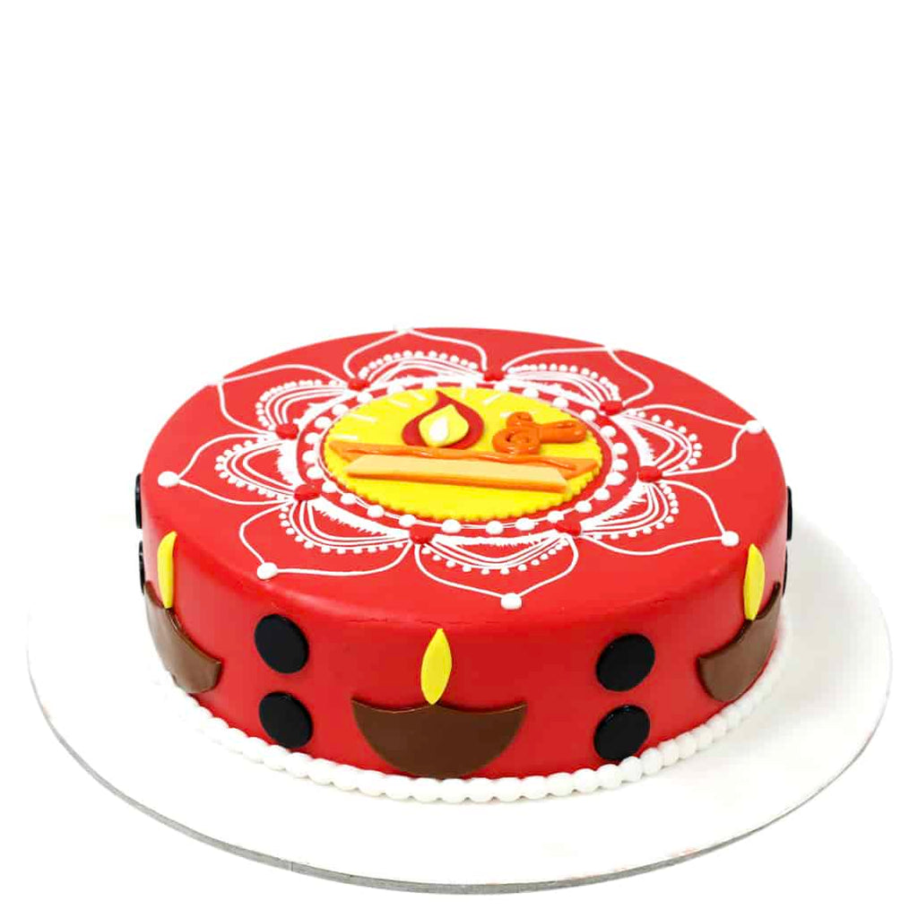Diwali cake - Decorated Cake by Classic Cakes by Sakthi - CakesDecor