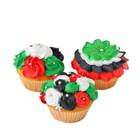 UAE Flower Cupcakes
